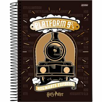 CADERNO UNIV CAPA DURA 10X1 200FLS - HARRY POTTER - PCT 4 - JANDAIA