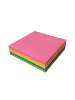 BLOCO ADESIVO 202F - 76X76MM - C/5 - NEON - UN - COLACRIL