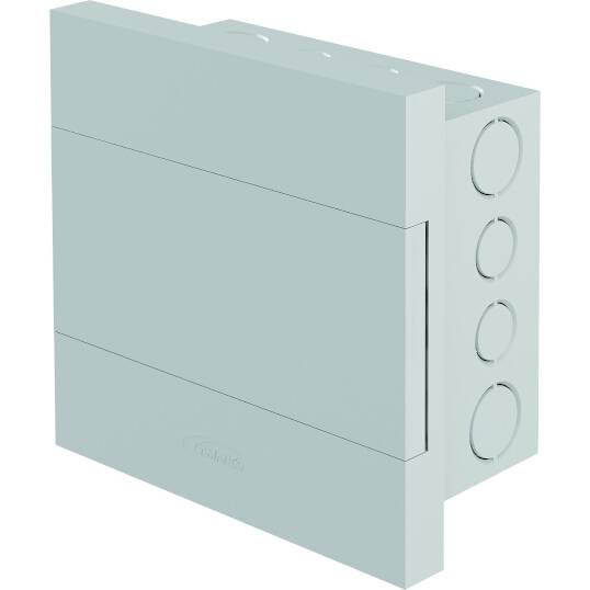 QUADRO DE DISTRIBUIÇÃO PVC LISO AMANCO 12 DISJ.DIN C/ BARRAMENTO