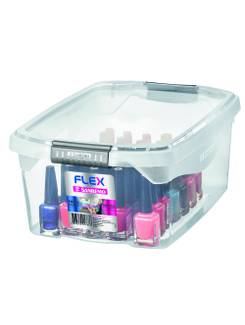 ORGANIZADOR PLASTICO 6L - SR901/555 - CRISTAL - UN - SANREMO