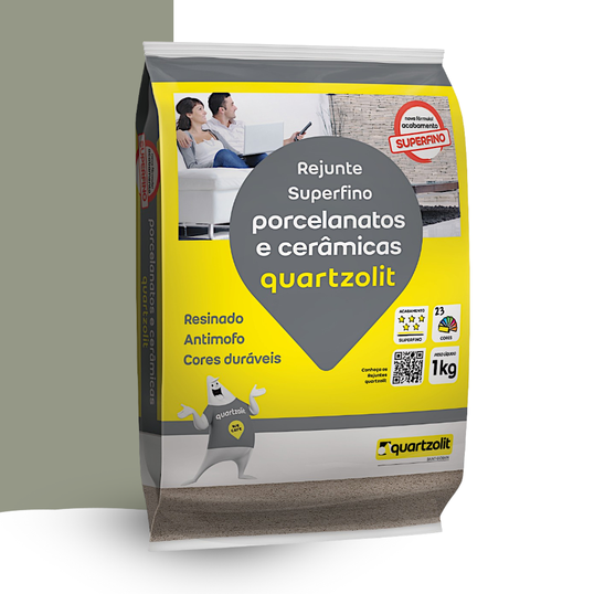 REJUNTE PORCELANATOS QUARTZOLIT VERDE FLORESTA 1.0KG