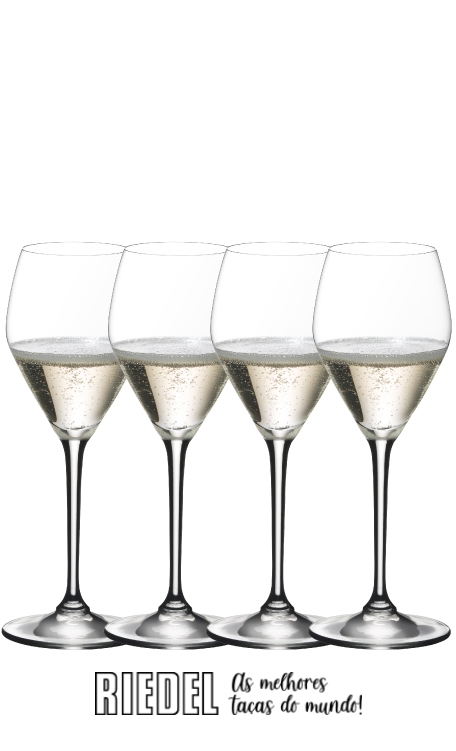 Conjunto 4 Taças Riedel Heart to Heart Champagne Wine Glass
