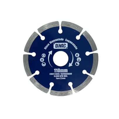 DISCO DIAMANTADO DINAC 110mm SEGMENTADO