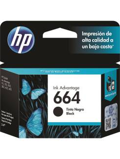 CARTUCHO DE TINTA HP 664 F6V29AB PRETO  - UN - HP