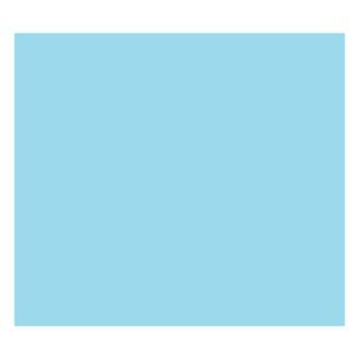FOLHA EVA  - AZUL BEBE - PCT 10 - DUBFLEX