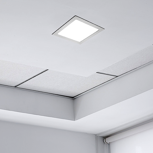 PAINEL DE LED LUX QUADRADO DE EMBUTIR TASCHIBRA 24W BIVOLT