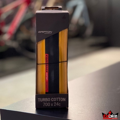 Pneu Speed Specialized Turbo Cotton Tubelles Faixa Amarela