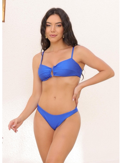 BIQUÍNI TOP U CALCINHA ASA DELTA AZUL BIC COLEÇÃO SUNSET 0101