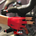 Luva Specialized Dedo Curto BG Grail Feminina Vermelha