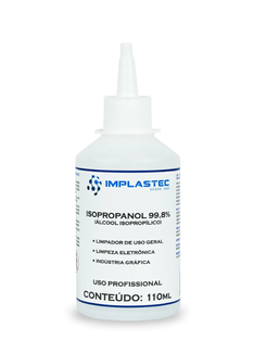 ALCOOL ISOPROPILICO 110ML ISOPROPANOL 99,8% C/ BICO - UN - IMPLASTEC