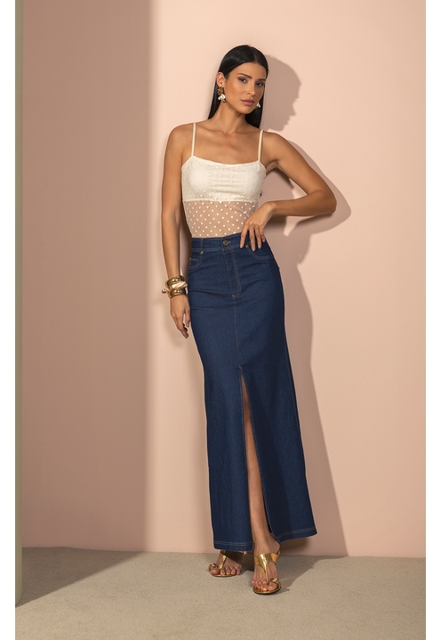 Saia Stacy Blue Denim