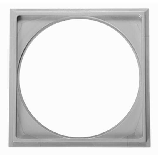 PORTA GRELHA QUADRADO CINZA AMANCO 150 MM