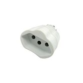 PINO ADAPTADOR REV RADIAL  3P 15A 2P+T ABNT BR 129