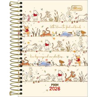 AGENDA ESPIRAL POOH M5 - 347841 - UN - TILIBRA