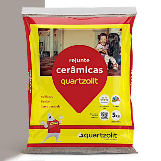 REJUNTE CERÂMICAS QUARTZOLIT CINZA OUTONO 5.0KG
