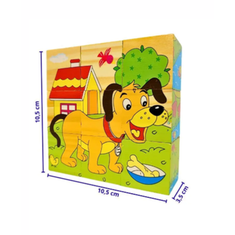 QUEBRA - CABECA ANIMAIS C/ 9 BLOCOS - YK1046 - UN - YINS KIDS