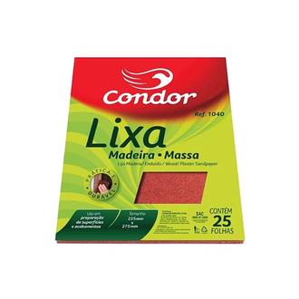 LIXA MADEIRA/MASSA ACERTO SURP 1040 - 120 - UN - CONDOR