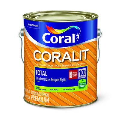 TINTA ESM CORALIT TOTAL BAL PRETO BR 3,6L