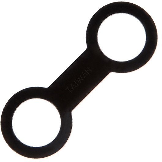 PRENDEDOR DE SNORKEL TIPO 8 CETUS PRETO