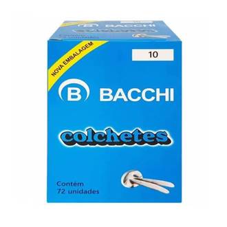 COLCHETE PARA PASTA N.10 C/72  - DPL 10 - BACCHI