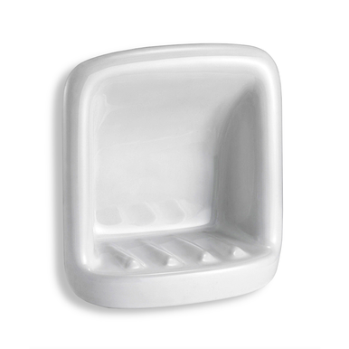 SABONETEIRA DE LOUÇA ICASA 15CM X 15CM IA3 00 BRANCO