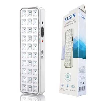LUMINARIA DE EMERGENCIA 30LEDS 48LEM30L0000 - BRANCA - UN - ELGIN