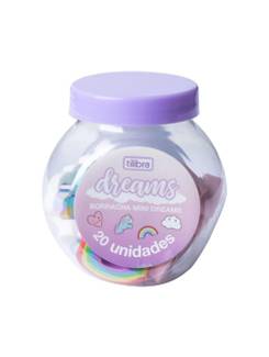 BORRACHA MINI DREAMS C/20 SORTIDAS - 345059 - UN - TILIBRA