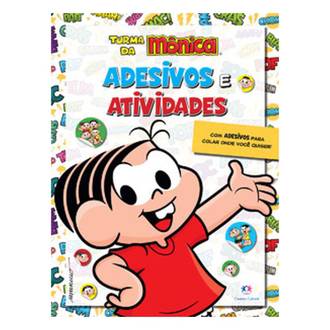 LIVRO ADESIVOS E ATIVIDADES TURMA DA MONICA - UN - CIRANDA CULTURAL