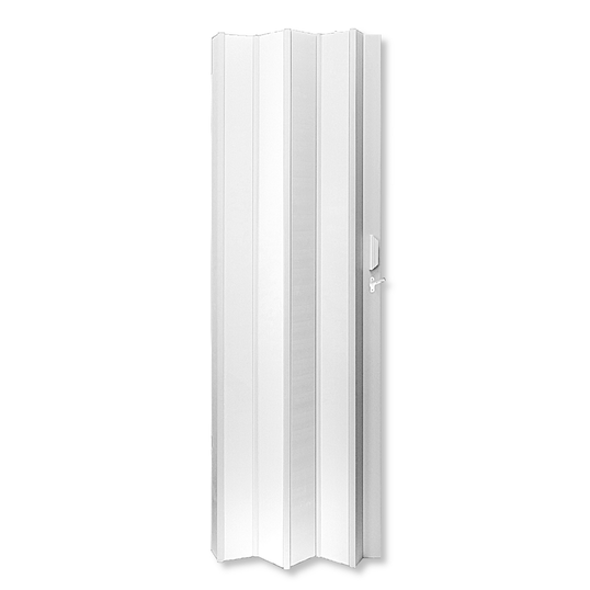 PORTA SANFONADA EM PVC AUCTI BRANCO 2,10x0,80m