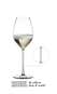 Taça Riedel Fatto a Mano Champagne (haste branca)