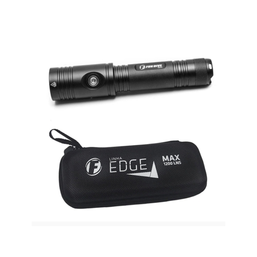 LANTERNA PARA MERGULHO 1200 LUMENS MAX FUNDIVE PRETO