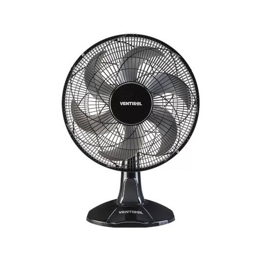 VENTILADOR DE MESA VENTISOL TURBO 6 40 CM PRETO 127 V
