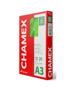 PAPEL CHAMEX 75G 500FLS - A3 - UN - CHAMEX