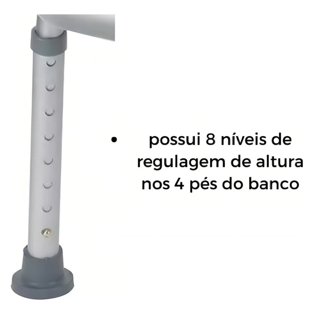 Banho Mais Seguro e Confortável com o Banco Hidrolight SC200