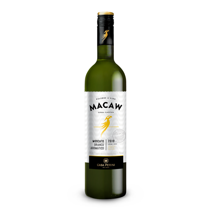 VINHO BRANCO DEMI-SEC MOSCATO (750ML)-MACAW
