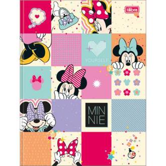 CADERNO BROCHURAO CAPA DURA 80FLS - MINNIIE - UN - TILIBRA