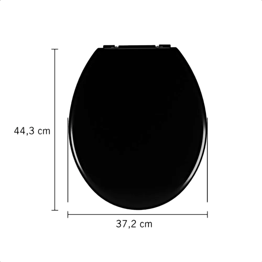 ASSENTO SANITÁRIO OVAL ALMOFADADO ASTRA TPK/AS PR1