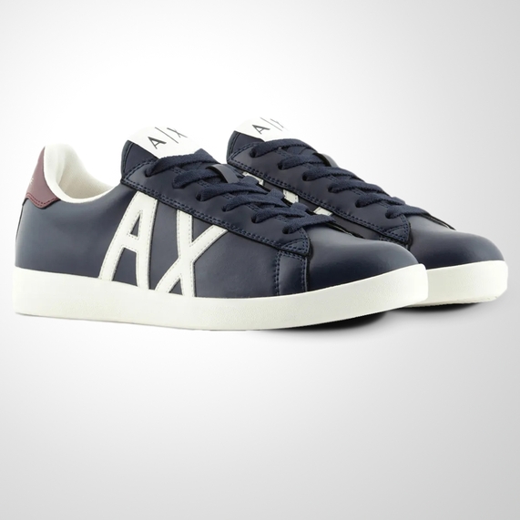 TÊNIS ARMANI EXCHANGE COURO MARINHO