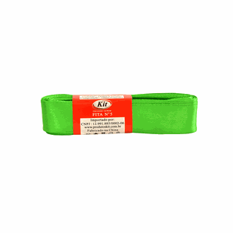 FITA CETIM Nº 5 22MMX10M  - VERDE FOLHA - UN - KIT