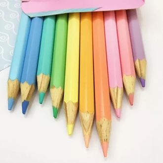 LAPIS DE COR MULTICOLOR PASTEL 111000NP - 10 CORES - PCT 12 - FABER
