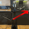 Quadro Cannondale Scalpel HT Vermelho e Preto