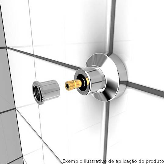 FIXADOR PARA CANOPLA PADRÃO DECA ABS BLUKIT REF. 100102