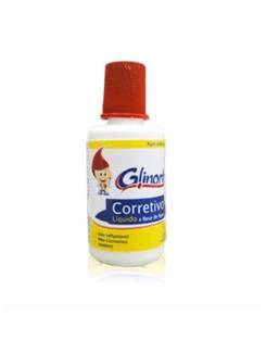 CORRETIVO LIQUIDO 18ML  - PCT 6 - GLINORTE