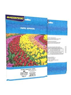 PAPEL FILME ADESIVO 150G 10FL A4 / TRANSPARENTE - 302020010 - UN - MASTERPRINT