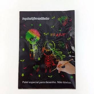 PAPEL MAGICO MULTICOLOR A4 K139 - 5FL - UN - KIT