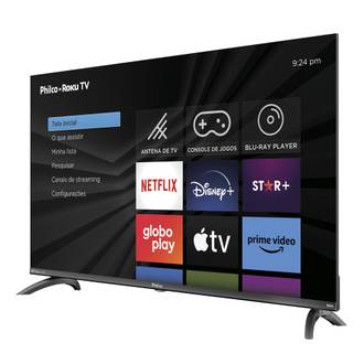 SMART TV LED 40 HD ROKU PTV40M9GR2CGB - PRETO - UN - PHILCO