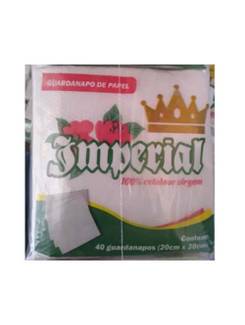 GUARDANAPO DE PAPEL C/40 20X20 - 100 % CELULOSE - UN - IMPERIAL
