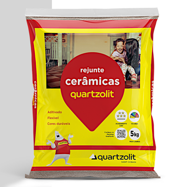 REJUNTE CERÂMICAS QUARTZOLIT CINZA PLATINA 5.0KG